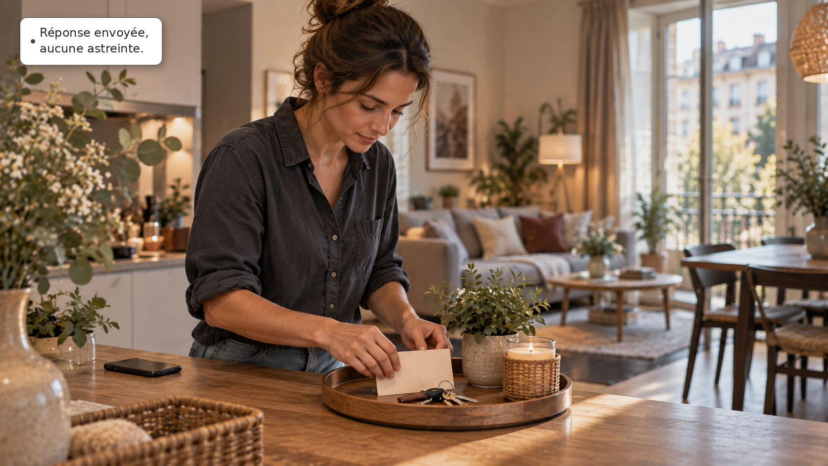 Agent IA AgenceJustIA pour conciergerie Airbnb